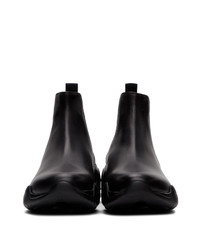 schwarze Chelsea Boots aus Leder von Ralph Lauren Purple Label