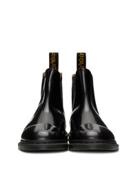 schwarze Chelsea Boots aus Leder von Dr. Martens