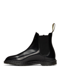 schwarze Chelsea Boots aus Leder von Dr. Martens