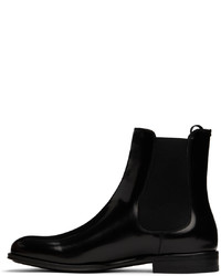 schwarze Chelsea Boots aus Leder von Ferragamo