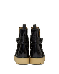 schwarze Chelsea Boots aus Leder von Christian Louboutin