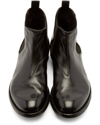 schwarze Chelsea Boots aus Leder von Officine Creative