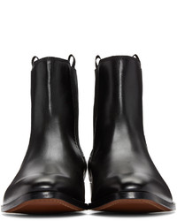 schwarze Chelsea Boots aus Leder von Marc Jacobs