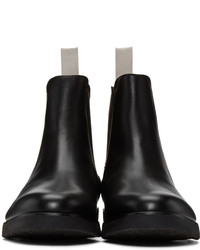 schwarze Chelsea Boots aus Leder von Common Projects