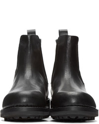 schwarze Chelsea Boots aus Leder von Feit