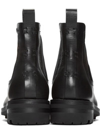 schwarze Chelsea Boots aus Leder von Feit