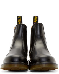 schwarze Chelsea Boots aus Leder von Dr. Martens