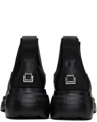 schwarze Chelsea Boots aus Leder von Wooyoungmi