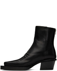 schwarze Chelsea Boots aus Leder von 1017 Alyx 9Sm