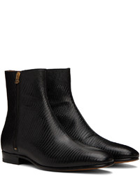 schwarze Chelsea Boots aus Leder von Gucci