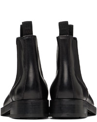 schwarze Chelsea Boots aus Leder von Belstaff