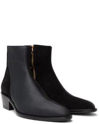 schwarze Chelsea Boots aus Leder von Human Recreational Services