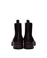 schwarze Chelsea Boots aus Leder von Christian Louboutin