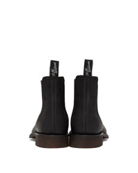 schwarze Chelsea Boots aus Leder von R.M. Williams