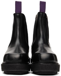 schwarze Chelsea Boots aus Leder von Eytys