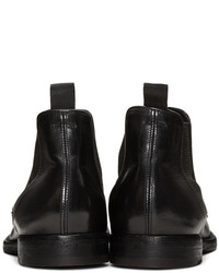 schwarze Chelsea Boots aus Leder von Officine Creative