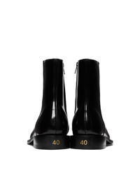 schwarze Chelsea Boots aus Leder von Balenciaga