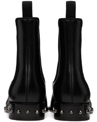 schwarze Chelsea Boots aus Leder von Christian Louboutin