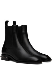 schwarze Chelsea Boots aus Leder von Christian Louboutin