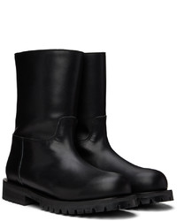 schwarze Chelsea Boots aus Leder von DRAE