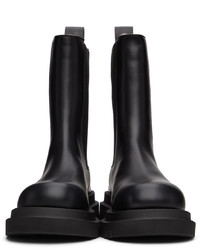 schwarze Chelsea Boots aus Leder von Bottega Veneta