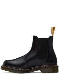 schwarze Chelsea Boots aus Leder von Dr. Martens