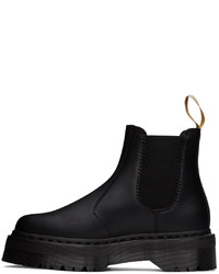 schwarze Chelsea Boots aus Leder von Dr. Martens