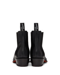 schwarze Chelsea Boots aus Leder von R.M. Williams