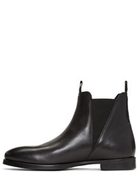 schwarze Chelsea Boots aus Leder von Acne Studios