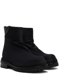 schwarze Chelsea Boots aus Leder von 424