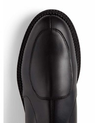 schwarze Chelsea Boots aus Leder von Jimmy Choo