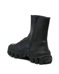 schwarze Chelsea Boots aus Leder von Rombaut