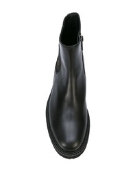 schwarze Chelsea Boots aus Leder von Neil Barrett