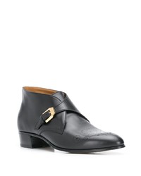 schwarze Chelsea Boots aus Leder von Gucci