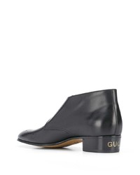 schwarze Chelsea Boots aus Leder von Gucci