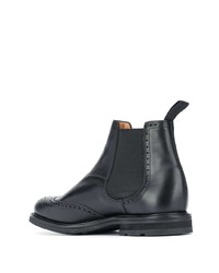 schwarze Chelsea Boots aus Leder von Church's