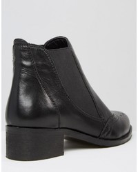 schwarze Chelsea Boots aus Leder von Park Lane