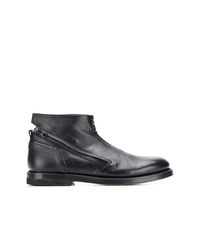 schwarze Chelsea Boots aus Leder von Bruno Bordese