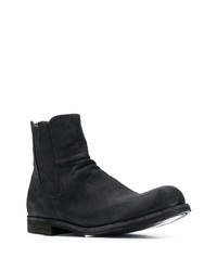 schwarze Chelsea Boots aus Leder von Officine Creative