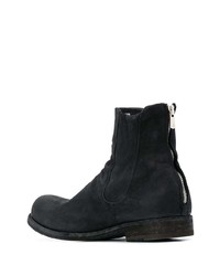 schwarze Chelsea Boots aus Leder von Officine Creative