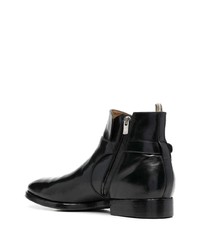 schwarze Chelsea Boots aus Leder von Officine Creative