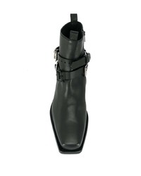 schwarze Chelsea Boots aus Leder von Ann Demeulemeester