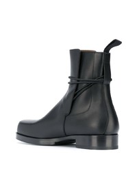 schwarze Chelsea Boots aus Leder von 1017 Alyx 9Sm