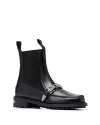 schwarze Chelsea Boots aus Leder von Toga Virilis