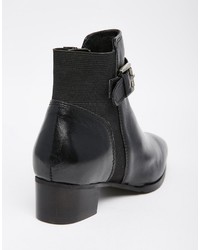 schwarze Chelsea Boots aus Leder von Ravel