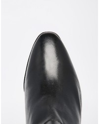 schwarze Chelsea Boots aus Leder von Ravel