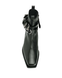 schwarze Chelsea Boots aus Leder von Ann Demeulemeester