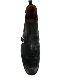 schwarze Chelsea Boots aus Leder von Church's