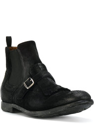 schwarze Chelsea Boots aus Leder von Church's