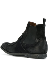 schwarze Chelsea Boots aus Leder von Church's